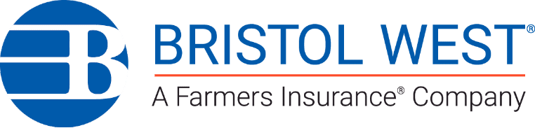 Bristol West, a Farmers Insurance company, logo